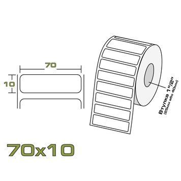 Термоетикетка ECO 70/10 70_10_eco фото