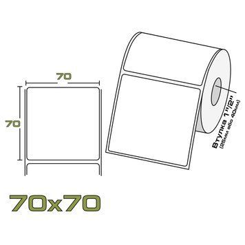 Термоетикетка ECO 70/70 70_70_eco фото
