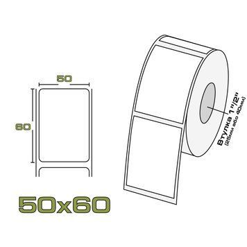 Термоетикетка ECO 50/60 50_60_eco фото