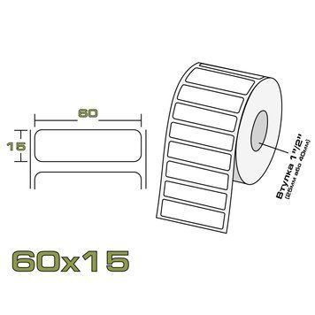 Термоетикетка ECO 60/15 60_15_eco фото
