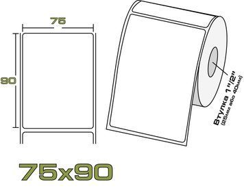 Термоетикетка ECO 75/90 75_90_eco фото