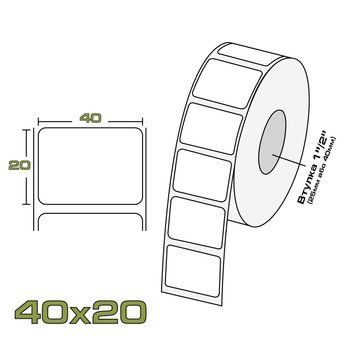 Термоетикетка ECO 40/20 40_20_eco фото