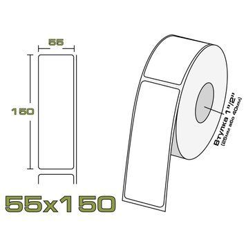 Термоетикетка ECO 55/150 55_150_eco фото