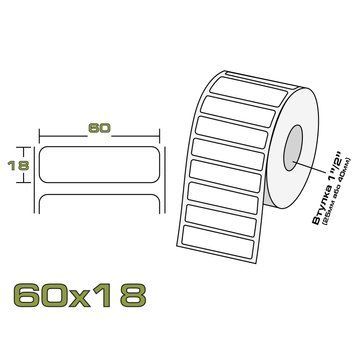 Термоетикетка ECO 60/18 60_18_eco фото