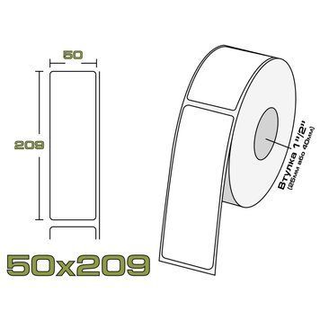 Термоетикетка ECO 50/209 50_209_eco фото